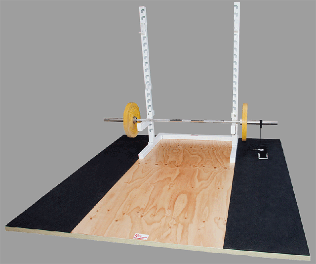 Olympic Training Platform with portable Squat Rack